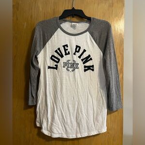 PINK baseball tee